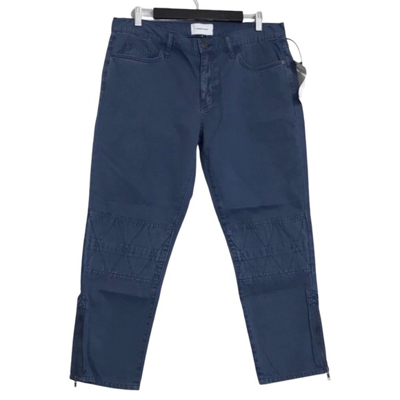 New! Current Elliot The Debbie Crop Straight Leg Ankle Pants - Picture 5 of 11